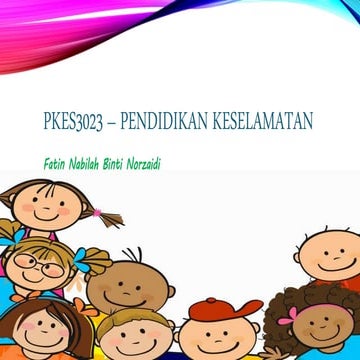 PKES3023 – Pendidikan Keselamatan Dalam Hubungan Sosial