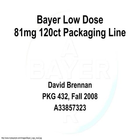 Pkg 432   Bayer Project Presentation