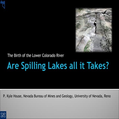 Birth of the Lower Colorado River