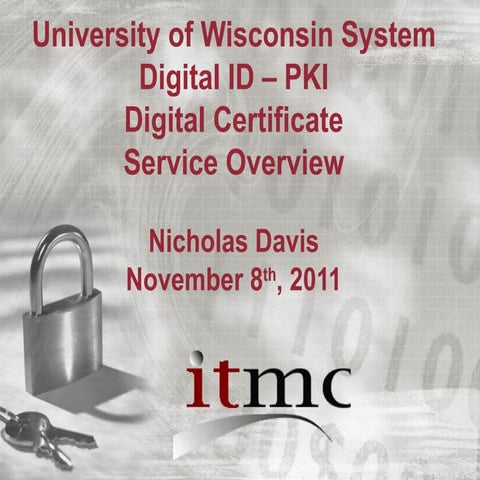 Pki Digital Id Itmc University Wisconsin