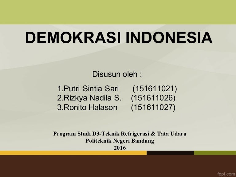 Demokrasi Indonesia