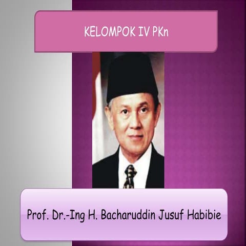 Orang berprestasi di Indonesia (BJ. Habibie)