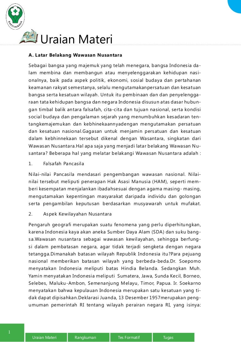 Contoh Soal Essay Tentang Wawasan Nusantara Beserta Jawabannya