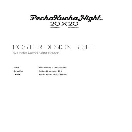 PKN Bergen Poster Design Competition 2016
