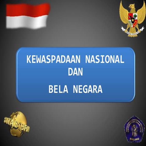 Kewaspadaan Nasional dan Bela Negara