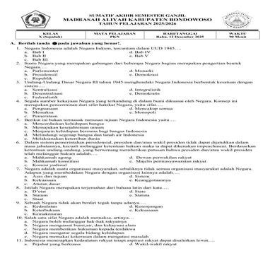 Pendidikan Pancasila dan Kewarganegaraan KLS 10