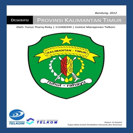 Deskripsi Provinsi Kalimantan Timur