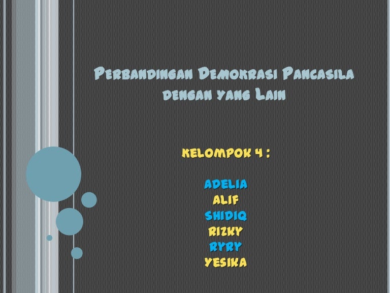 Pkn Xi Perbandingan Demokrasi