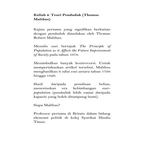 P kuliah 6 maltus