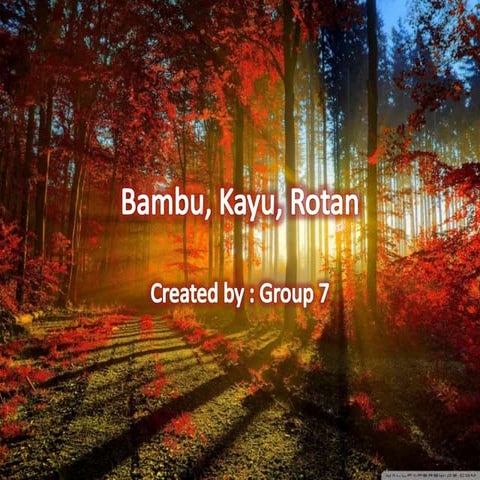 presentasi kerajinan kayu dan rotan