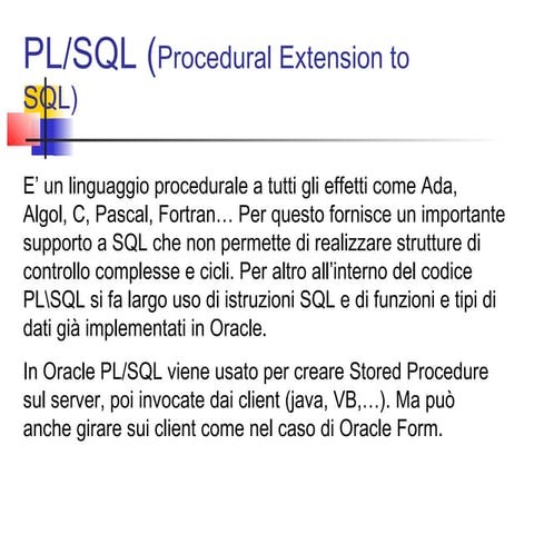 Oracle PL sql 1 | PPT