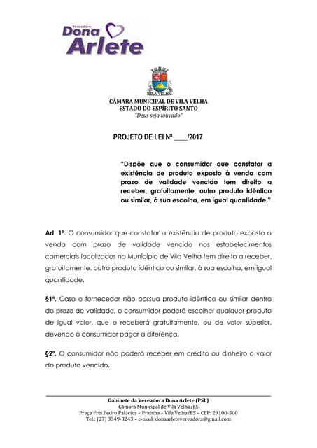 Pl 1179 17 dona arlete produto vencido