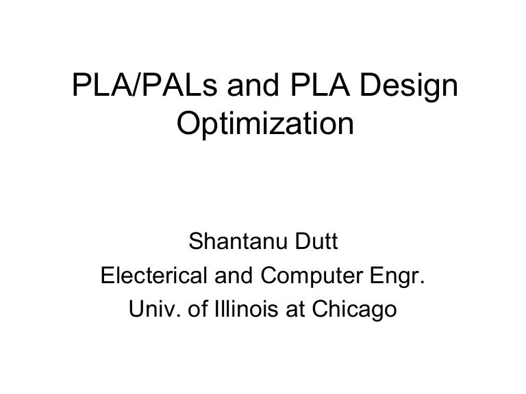 Pla palandplaoptimization