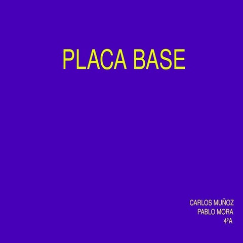PLACA BASE