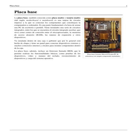 Placa base 2