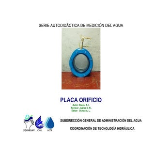 placa orificio