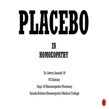 Placebo in homoeopathy, Indications to prescribe placebo in homoeopathy, Vehi...