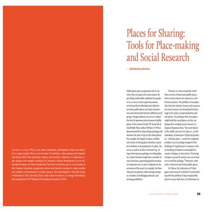 Tools for Placemaking and Social Research | PDF