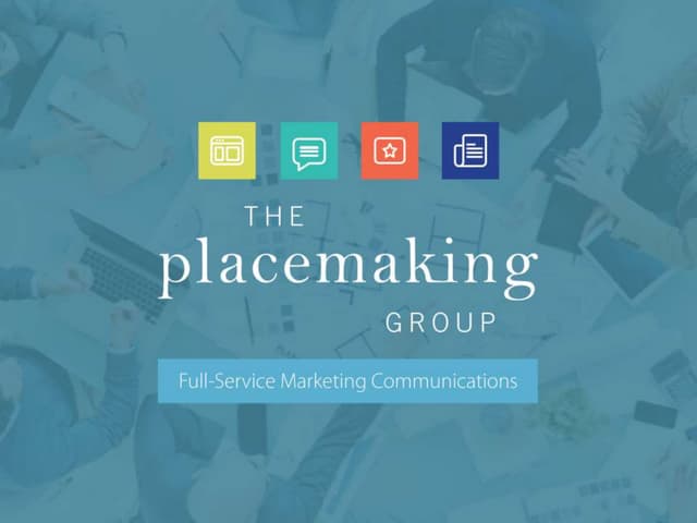 Placemaking Group - Current Work Samples