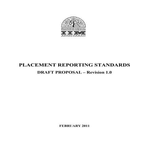 Indian Placement Reporting Standards Version2.0 | PDF