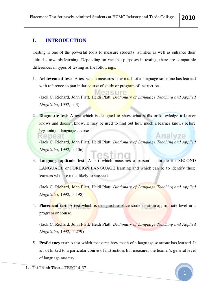 Placement Test