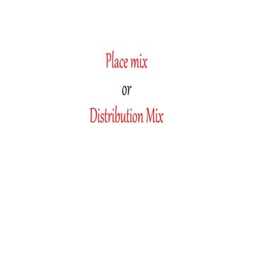 Place mix