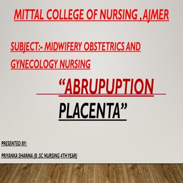 PLACENTA.pptx BSC NURSING 4 TH YEAR , MITTAL COLLEGE AJMER