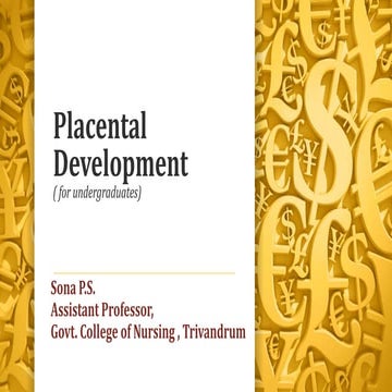Placental development