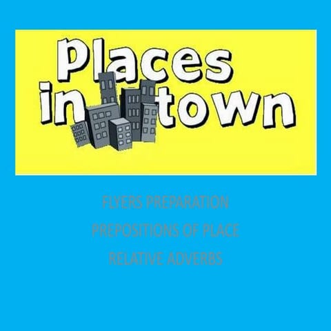 Places in the city and relative clauses