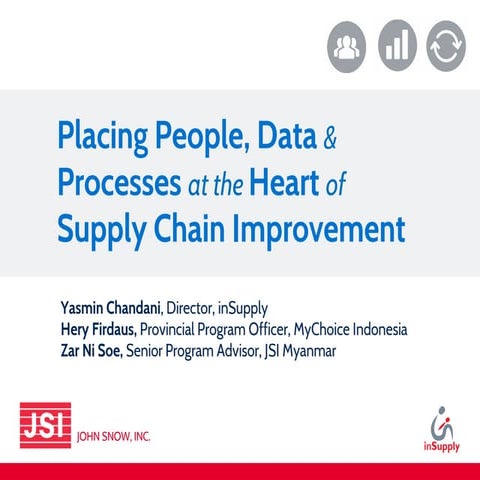 Placing People, Data & Processes at the Heart of Supply Chain Improvement