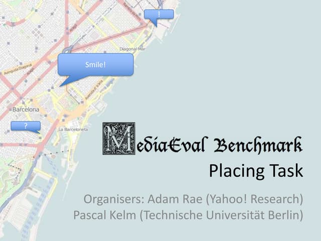 MediaEval 2012 Placing Task Overview