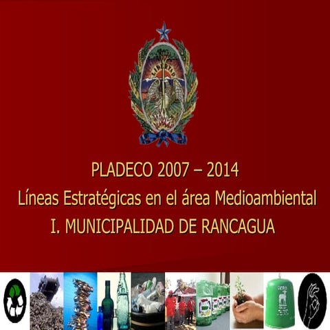 PLADECO Rancagua 2007-2014, Estrategia Medioambiental