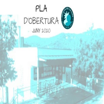 Pla d'obertura de centre juny 2020