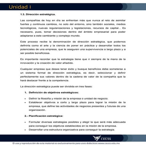 El control de la gestión estratégica | DOCX