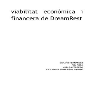 Pla financer DreamRest
