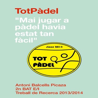 Pla Financer TotPàdel 