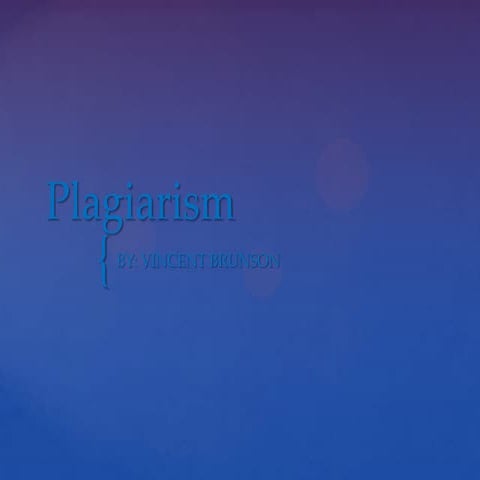 Plagiarism