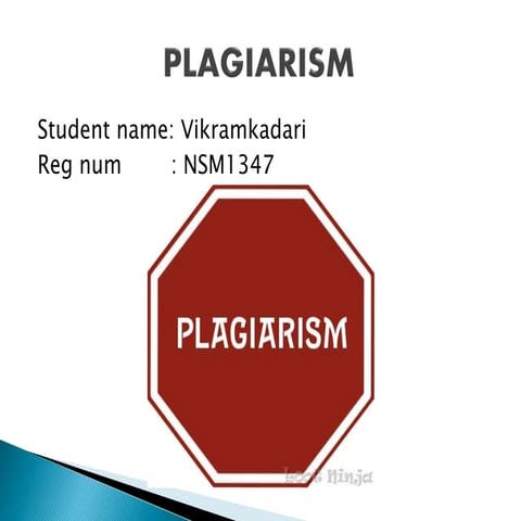 Plagiarism