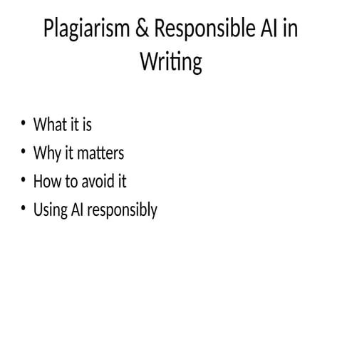 Plagiarism_and_AI_Presentation.pptx middle school and high school | PPTX