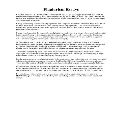 Plagiarism Essays.pdf