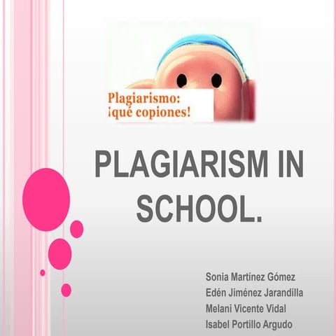 Plagiarism in school
