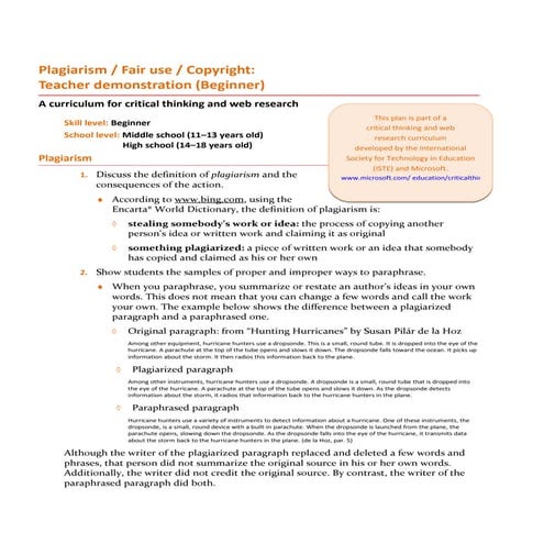 Plagiarism teacher demo_beginner