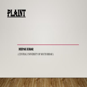 Plaint (1).pptx legal concept law studies