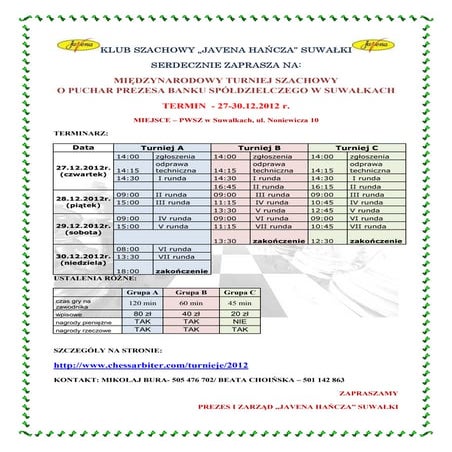 Plakat miedzynarodowy turniej[1]