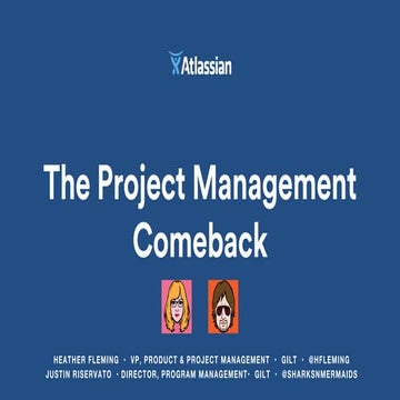 The Project Management Comeback