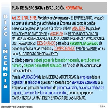 Plan De Emergencia Y E