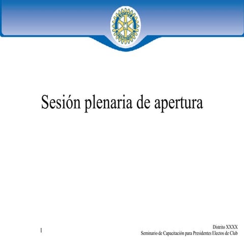 Plan De Liderazgo Para Los Clubes 243sp Slides