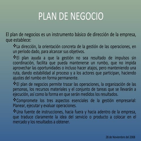 Plan de-negocio- gestion estrategica de empresas