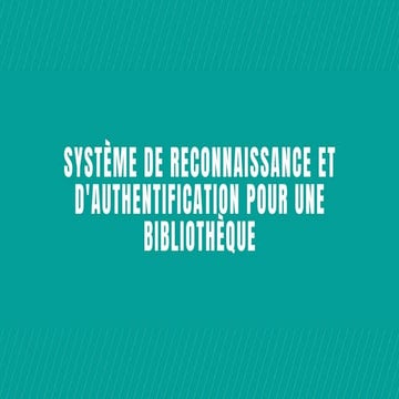 Smart Library using Face Recognition 