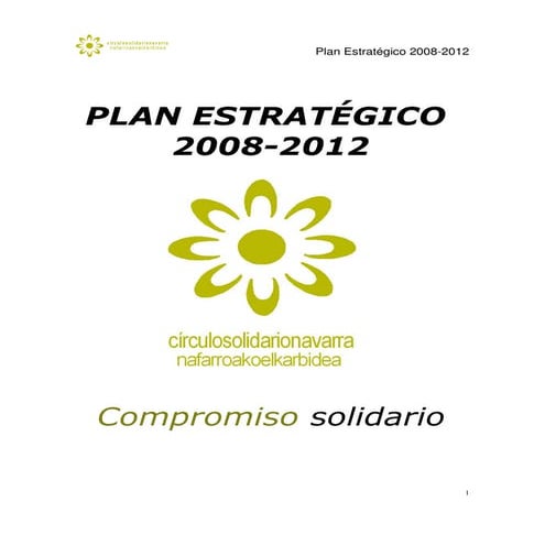 Plan EstratéGico Cs Navarra 08 12